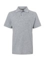 JAMES & NICHOLSON Polo Junior Coupe Etroite grey heather personnalisable